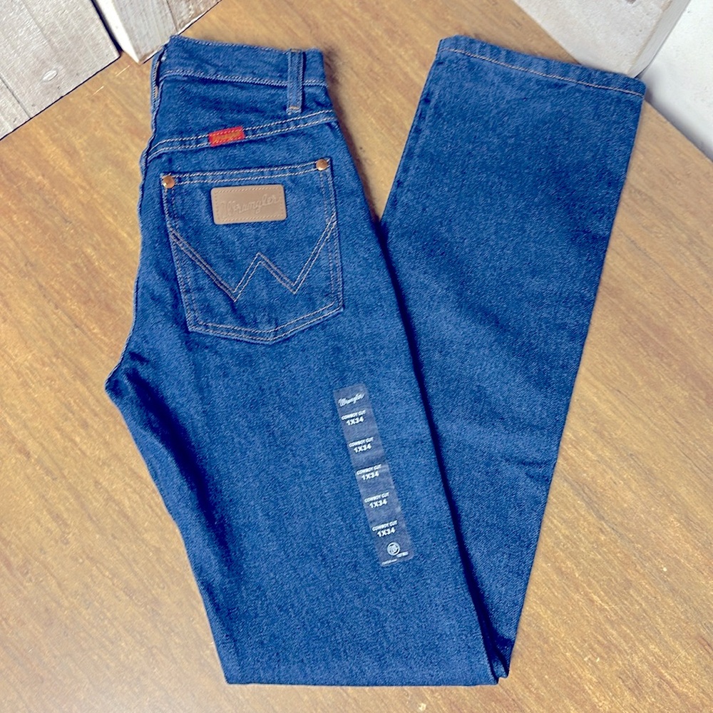 Wrangler Women's Straight Leg Jeans - Dark Blue